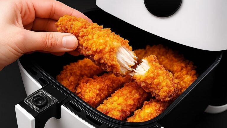 Como Fazer Tirinhas de Frango Crocantes na Air Fryer Igual Fast Food