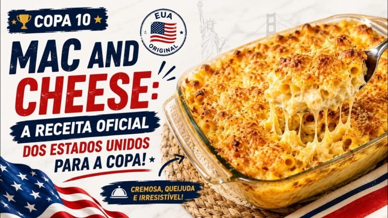 Como Fazer Mac and Cheese Americano Cremoso com Bacon e Queijos