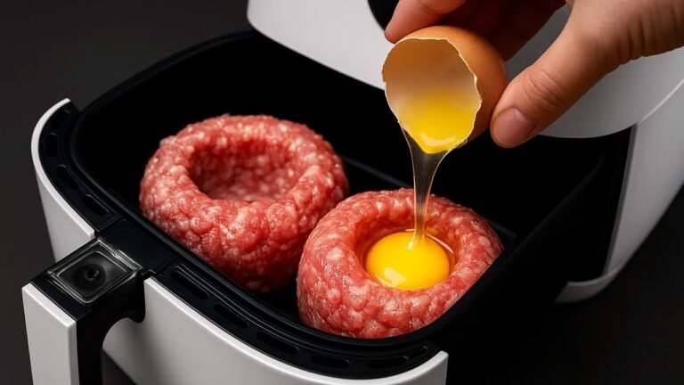 Cestinhas de Carne Moída na Air Fryer com Ovos e Legumes: Jantar Fácil e Crocante