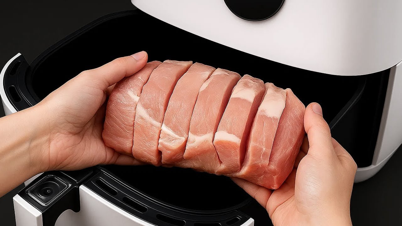 : Lombo de Porco na Air Fryer Crocante por Fora e Suculento por Dentro 