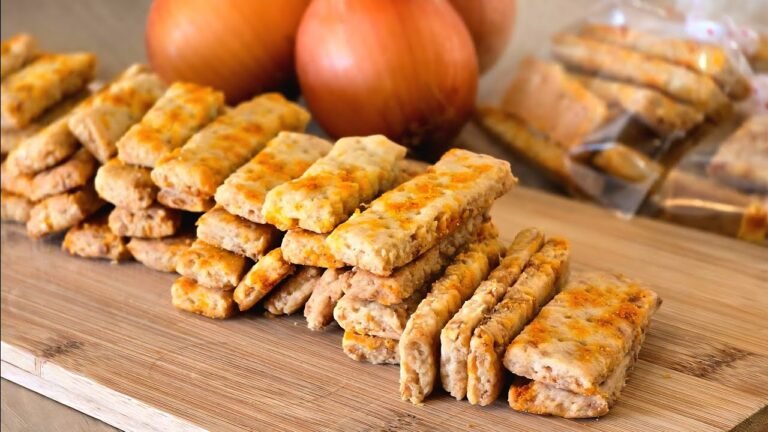 Como Fazer Biscoitos de Cebola que Derretem na Boca: Receita Fácil e Econômica