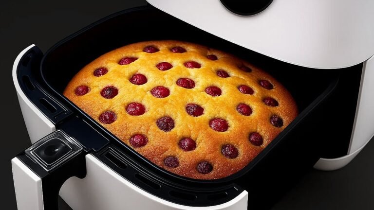 Bolo de Laranja com Cranberries na Air Fryer: Receita Úmida e Fácil