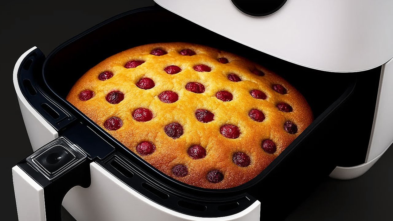 Salgados: Bolo de Laranja com Cranberries na Air Fryer: Receita Úmida e Fácil 
