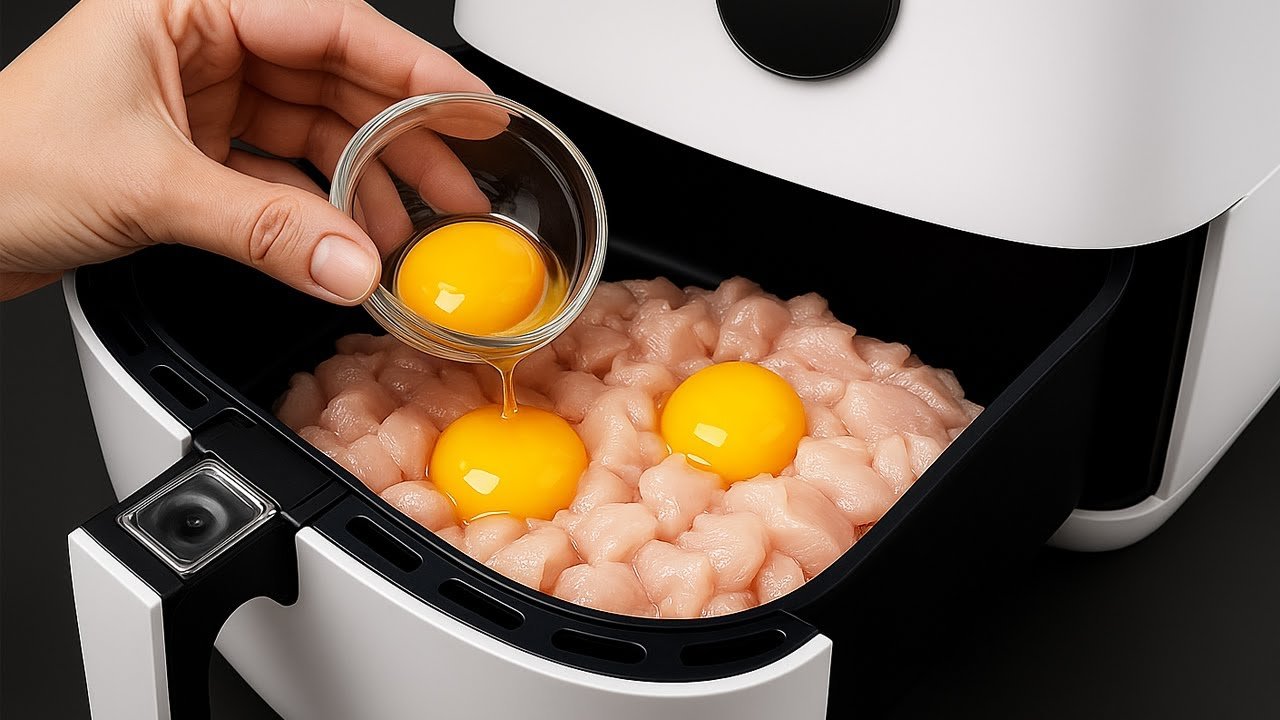 Como Fazer Peito de Frango Crocante na Air Fryer com Cobertura de Pizza 
