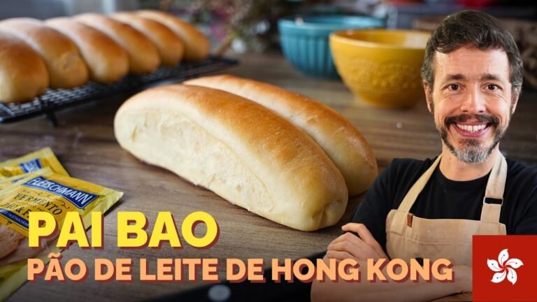 Pai Bao Autêntico: Pão de Leite de Hong Kong Macio e Fofinho