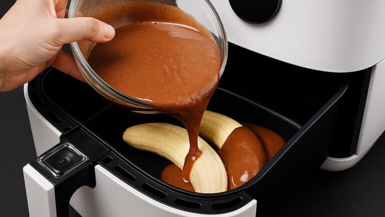 Como Fazer Bolo de Chocolate com Banana na Air Fryer: Receita Fácil e Cremosa