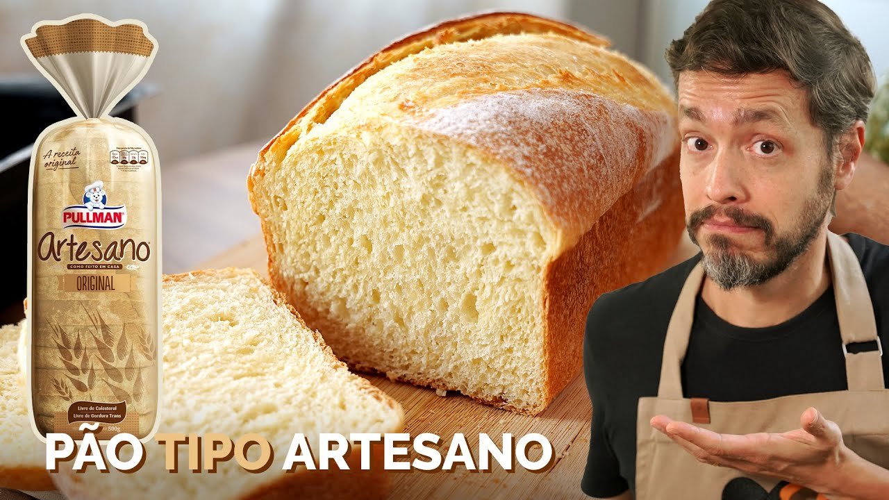 Como Fazer Pão Artesano Caseiro Macio e Rústico no Forno Doméstico 