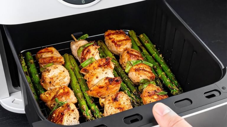 Como Fazer Frango com Aspargos na AirFryer: Receita Rápida, Saudável e Saborosa