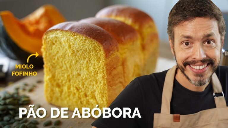 Pão de Forma de Abóbora Cabotiá Fofinho: Receita Caseira Dourada e Macia