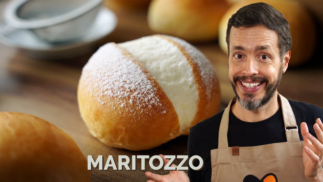 Maritozzo Romano: Receita de Pão Doce Recheado com Chantilly Perfeito 
