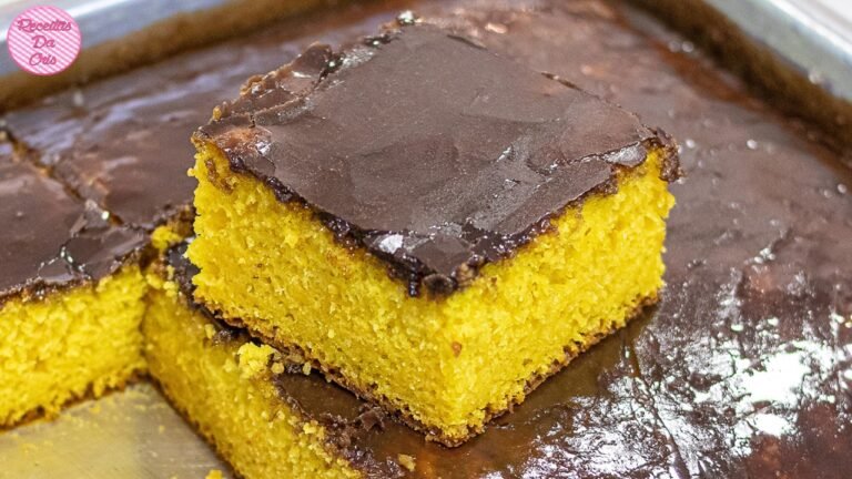 Bolo de Cenoura com Cobertura Durinha: Receita Caseira Igual à da Vovó