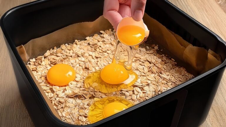 Omelete de Aveia na AirFryer com Queijo e Recheio Cremoso