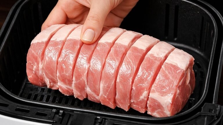 Lombo de Porco na Air Fryer Crocante por Fora e Suculento por Dentro