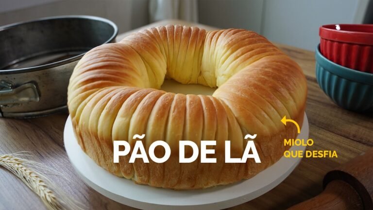 Pão de Lã Caseiro: Rosca Super Macia e Fofinha que Parece Novelo