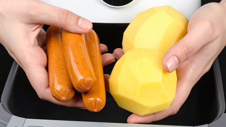 Como Fazer Batata com Linguiça na Airfryer com Ovos, Milho e Parmesão