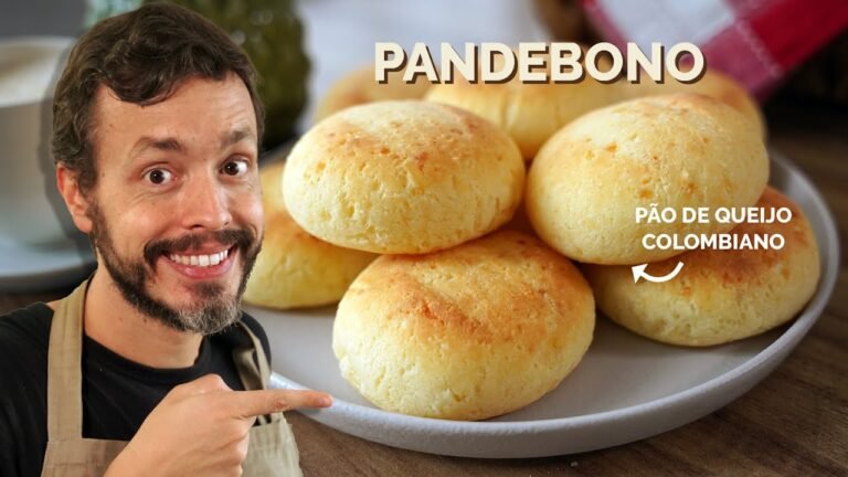 Como Fazer Pandebono Colombiano: Pão de Queijo Levemente Adocicado e Perfeito