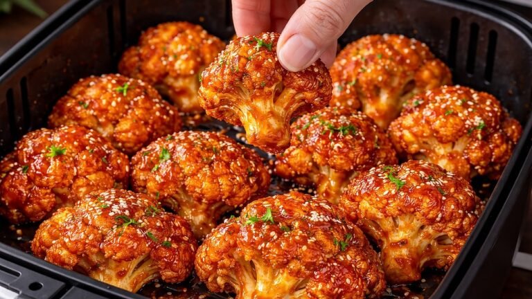 Couve-Flor Crocante na Air Fryer: Receita Sem Óleo que Fica Melhor que Asas de Frango