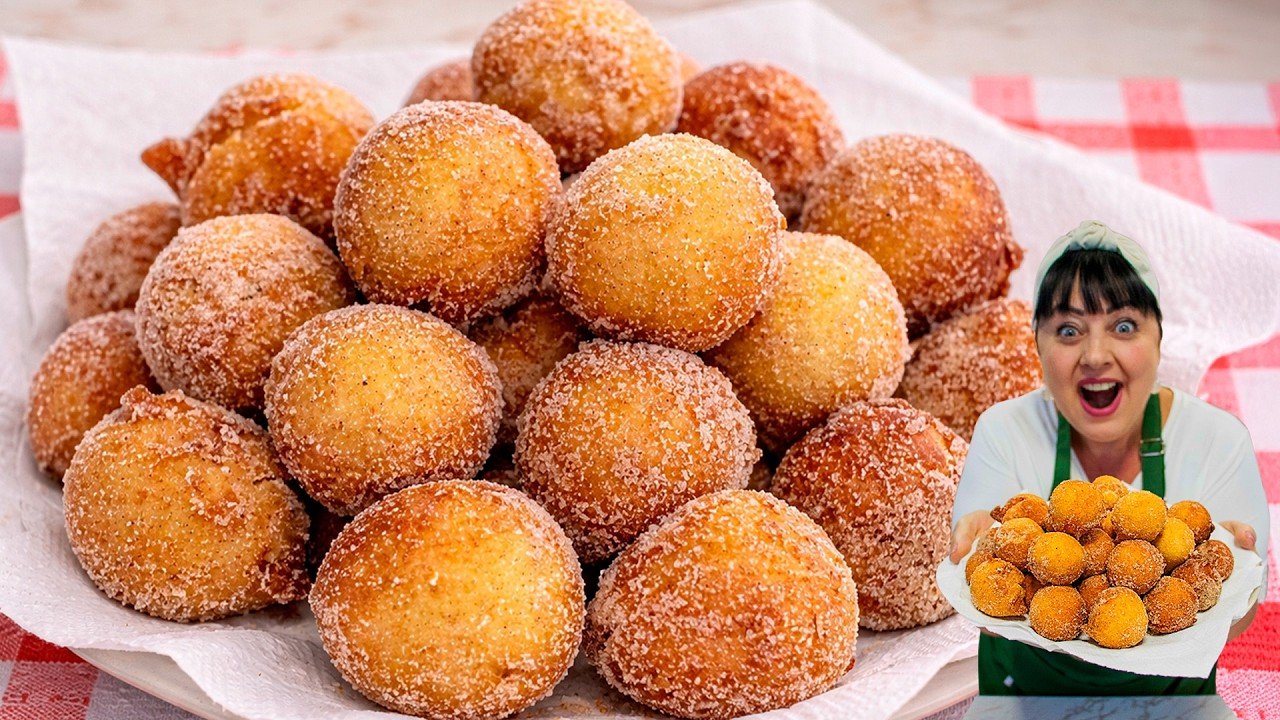 Como Fazer Bolinho de Chuva Perfeito, Redondinho e Muito Macio 