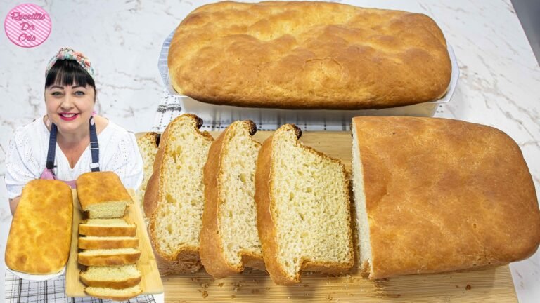 Pão Caseiro de Massa Mole Sem Sovar: Fofinho, Fácil e Batido à Mão