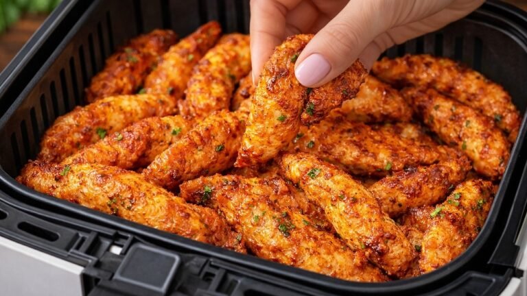 Tirinhas de Frango Crocantes na Air Fryer: Suaves por Dentro e Sem Óleo