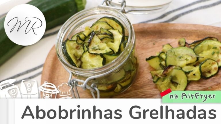 Abobrinha Grelhada na AirFryer: Receita Fácil, Rápida e Saborosa