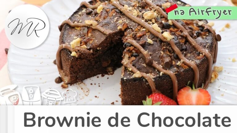 Brownie de Chocolate na AirFryer: Receita Fácil, Rápida e Fica Molhadinho