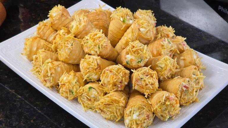 Como Fazer Canudinho de Maionese Cremoso e Fácil para Festas