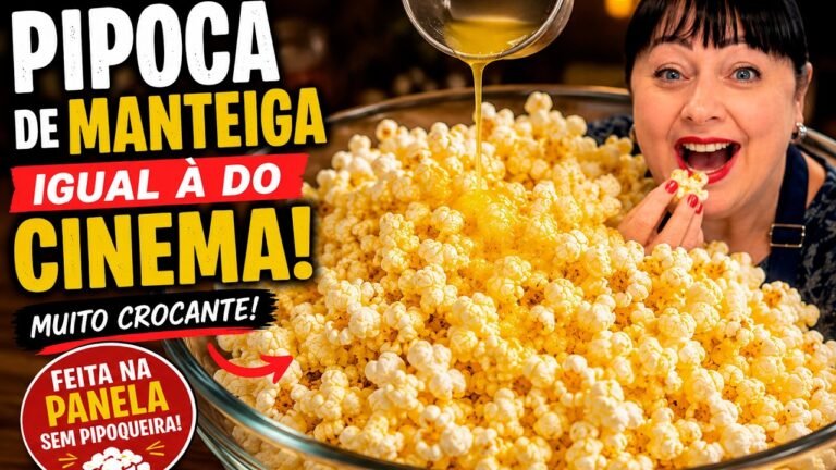 Como Fazer Pipoca de Manteiga Crocante Igual à do Cinema na Panela