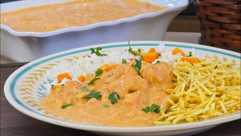 Como Fazer Strogonoff de Frango Cremoso e Super Fácil