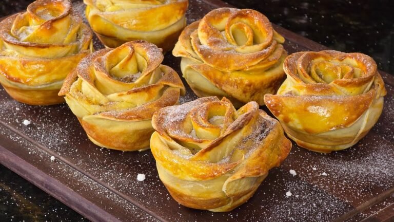 Flor de Banana com Massa de Pastel: Sobremesa Fácil, Crocante e Cremosa