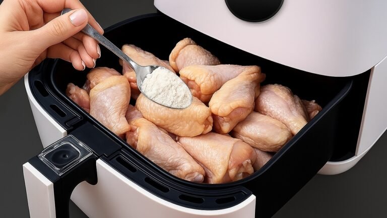 Asa de Frango Crocante na Air Fryer com Molho Coreano Agridoce
