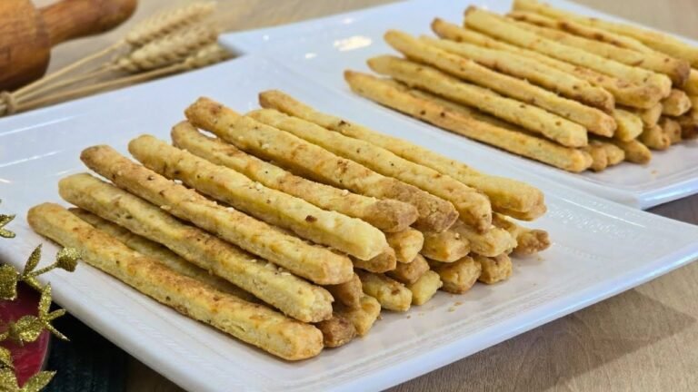 Como Fazer Palitos Crocantes de Queijo e Cebola Perfeitos