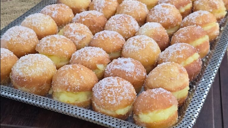 Mini Sonho para Festas: Receita Fácil, Fofinha e Lucrativa para Vender