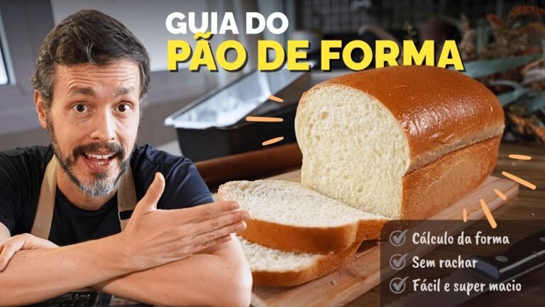 Pão de Forma Caseiro Macio e Sem Conservantes: Receita Perfeita para Não Rasgar