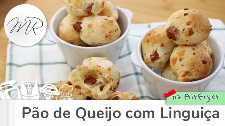 Pão de Queijo com Linguiça na AirFryer: Receita Fácil, Crocante e Muito Saborosa