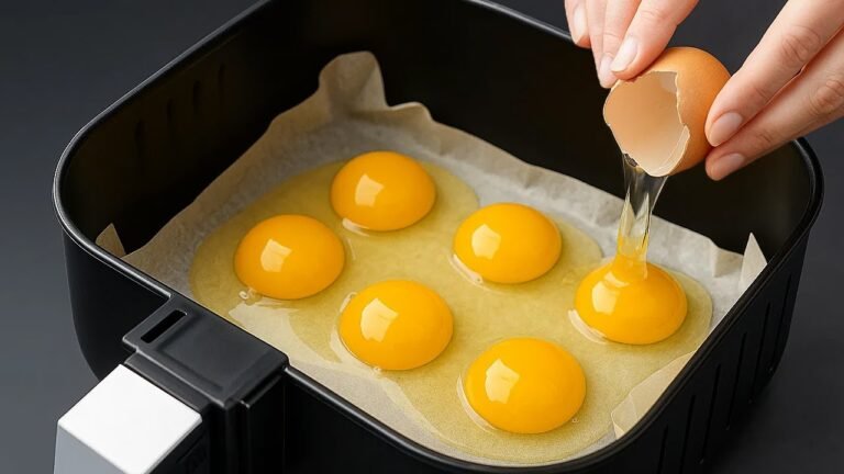 Shakshuka na Air Fryer com Ovos e Tomate