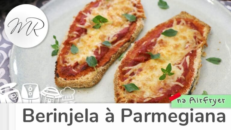 Berinjela à Parmegiana na Airfryer