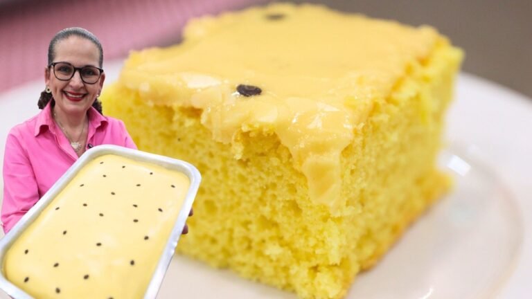 Bolo de Maracujá Super Fofinho com Cobertura de Fondant: Receita Fácil e Deliciosa