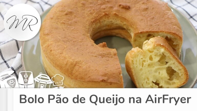 Bolo Pão de Queijo na Airfryer