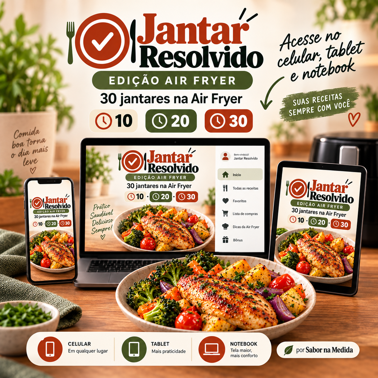 Jantar Resolvido — Edição Air Fryer