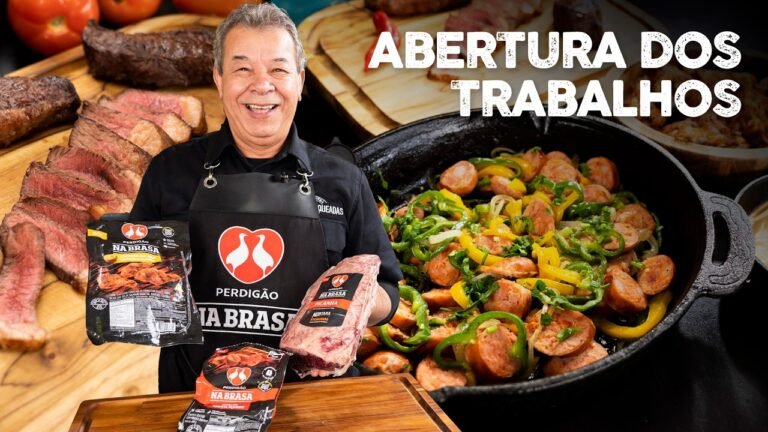Churrasco Rápido e Completo com Picanha, Linguiça e Coxinha de Frango na Brasa