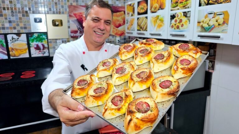 Como Fazer 14 Salgados Econômicos de Forno com Massa Fácil e Recheio Delicioso