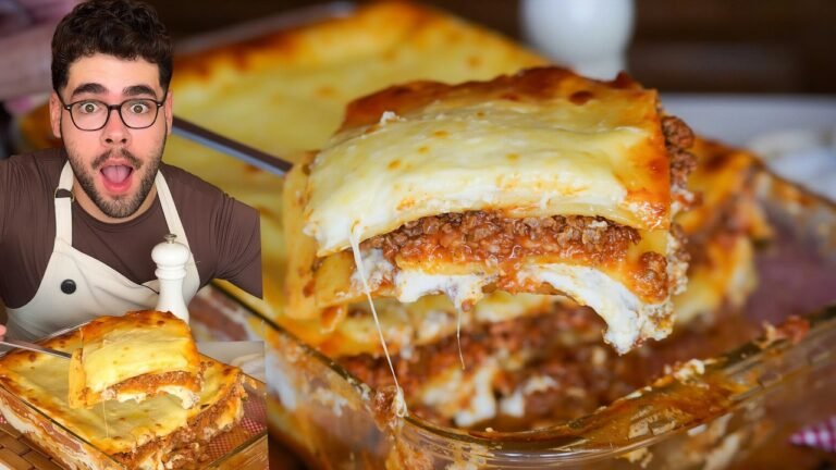Como Fazer a Melhor Lasanha à Bolonhesa Cremosa e Gratinar Perfeito