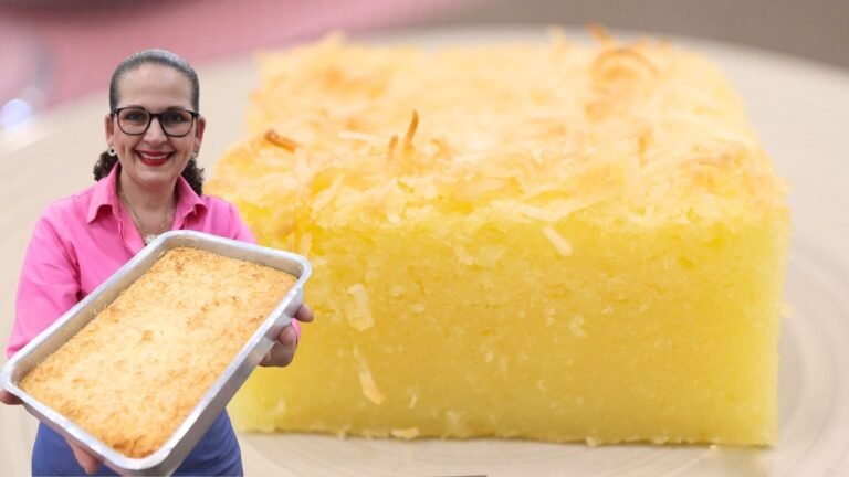 Como Fazer Bolo de Aipim Sem Farinha e Sem Leite: Macio, Úmido e Fácil