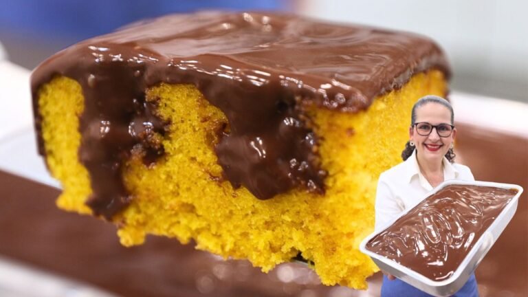 Como Fazer Bolo de Cenoura Fofíssimo com Cobertura Cremosa de Chocolate