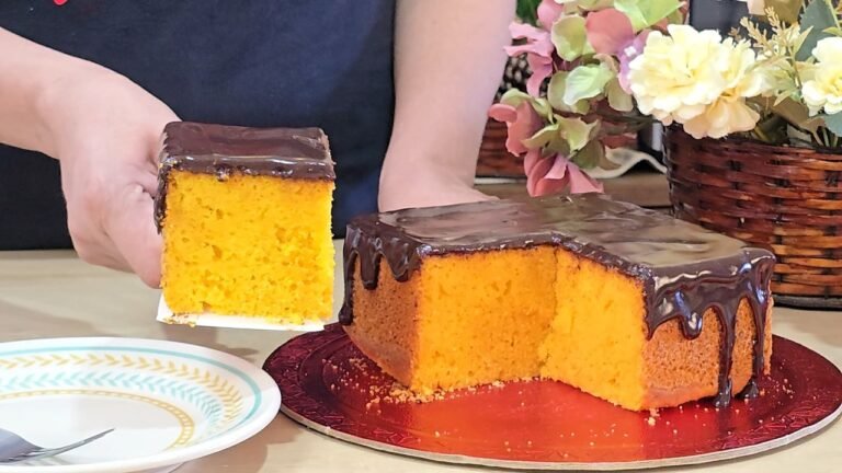 Como Fazer Bolo de Cenoura Sem Trigo no Liquidificador Fofinho e Fácil