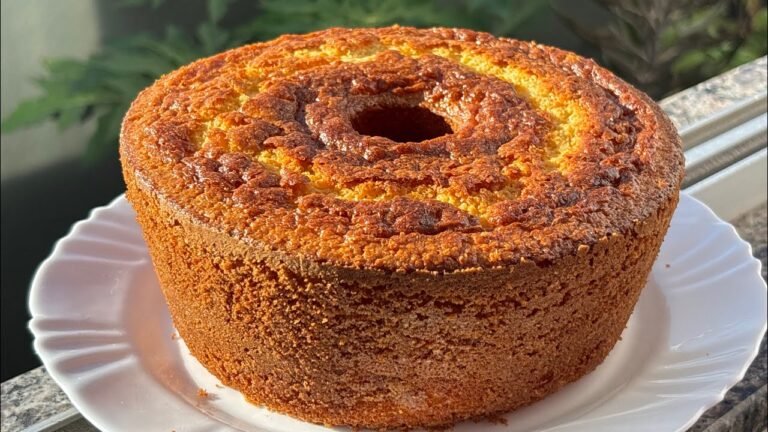 Como Fazer Bolo de Flocão de Milho Fofinho e Molhadinho no Liquidificador