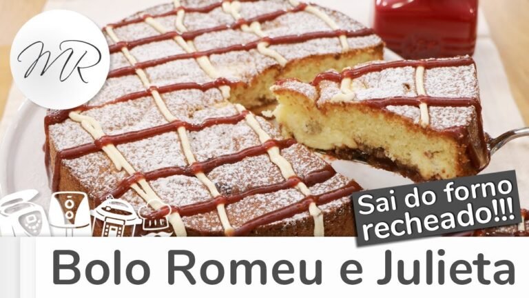 Bolo Romeu e Julieta Recheado com Queijo e Goiabada