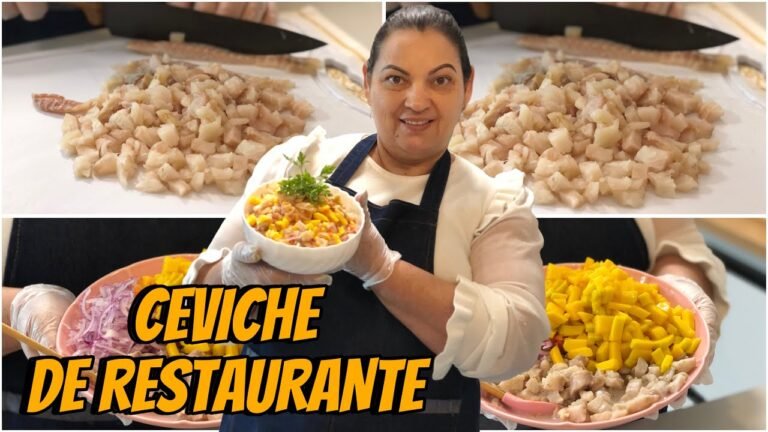 Como Fazer Ceviche de Tilápia Barato e Rápido para Restaurante