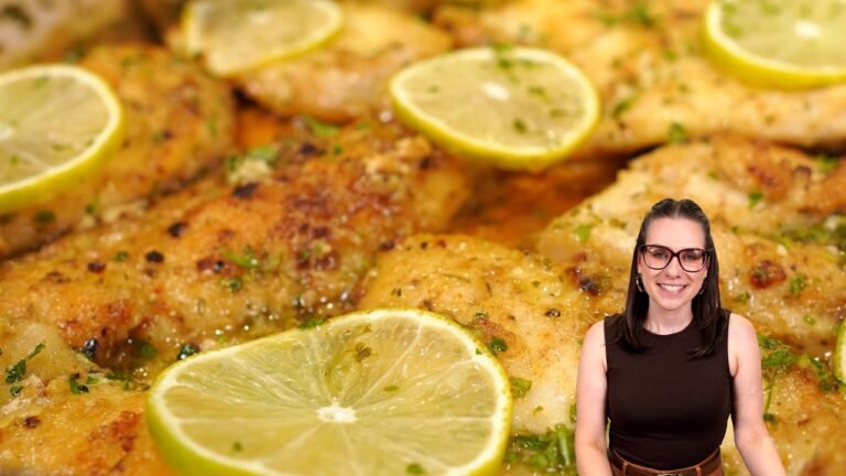 Filé de Frango Suculento com Molho de Limão